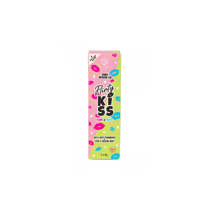 Pack 2 gels pour sexe oral Flirty Kiss - Secret Play