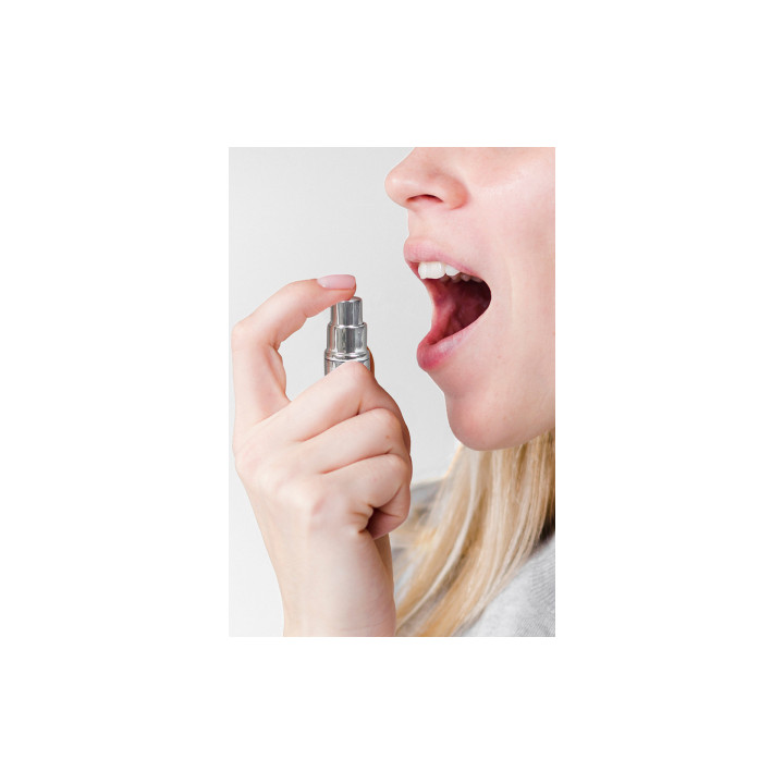 Spray sexe oral et bouche humide à la fraise acide