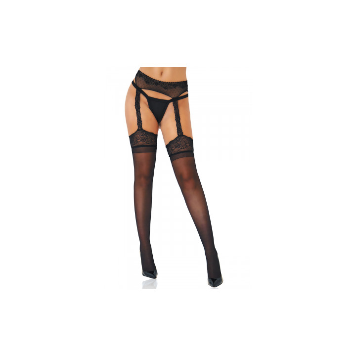 Bas Satin Touch Garterbelt - Daring Intimates