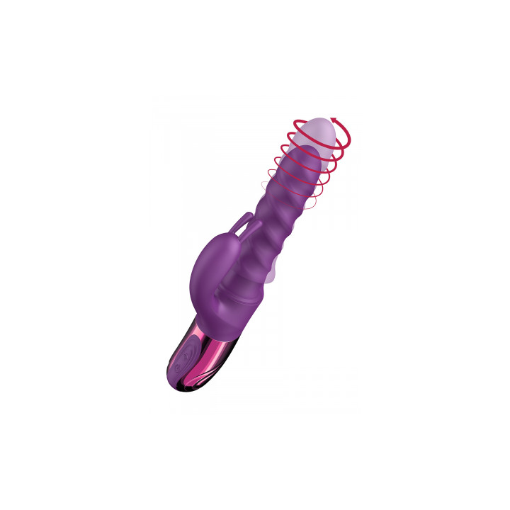 Vibro Swirl Rabbit Thrusting Vibrator - She.E.O