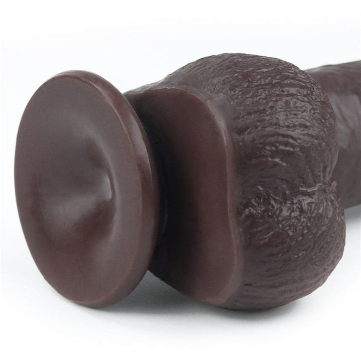 9'' Sliding Skin Dual Layer Dong Black