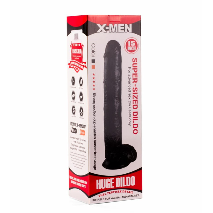 X-MEN 16" Super-Sized Dildo Black