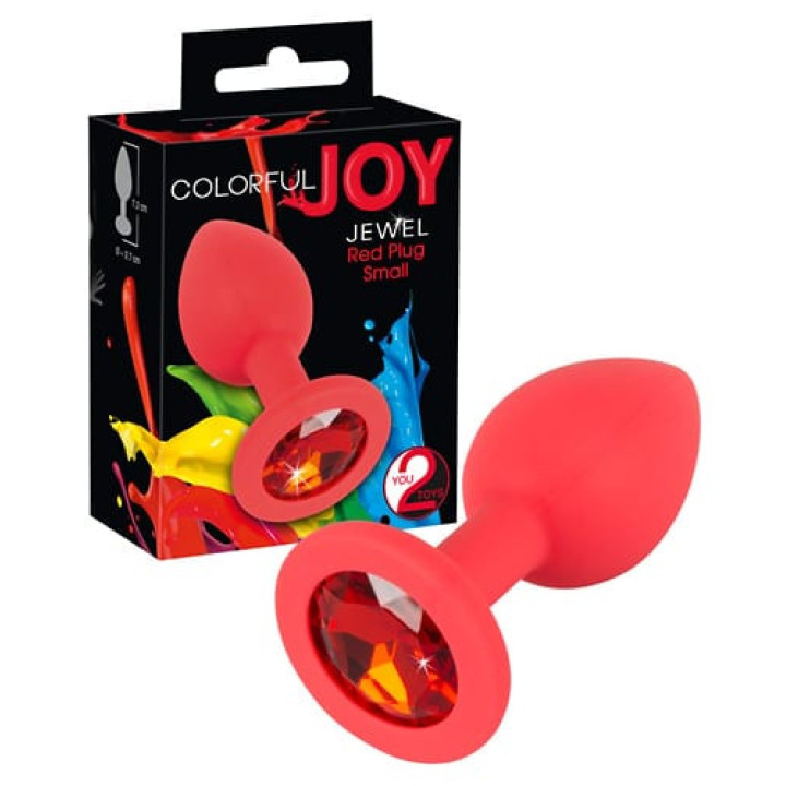 Colorful Joy Jewel Red Plug