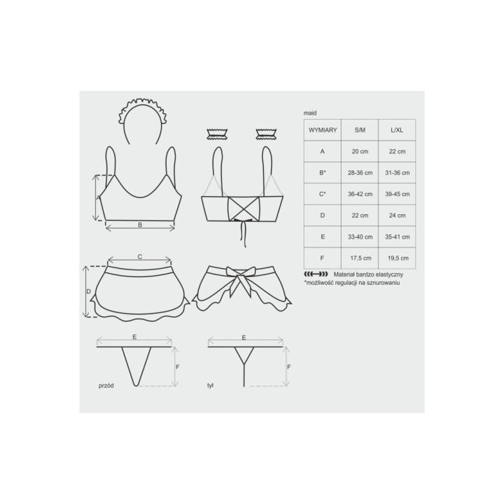 Maid set  S/M
