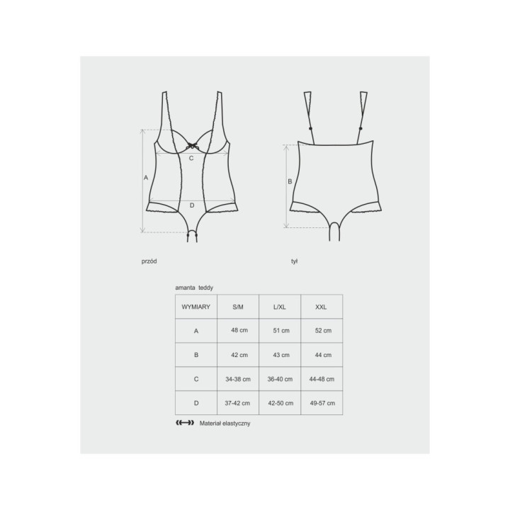 Amanta teddy L/XL