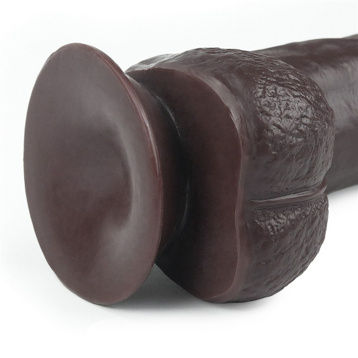9,0'' Sliding Skin Dual Layer Dong Black