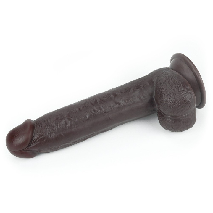 9,0'' Sliding Skin Dual Layer Dong Black