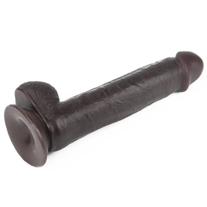 9,0'' Sliding Skin Dual Layer Dong Black