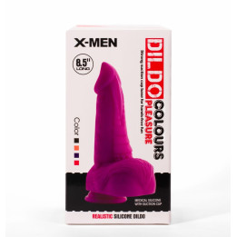 X-MEN 8.5" Dildo Colours Pleasure Black 5