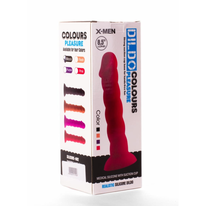 X-MEN 8.5" Dildo Colours Pleasure Flesh 4