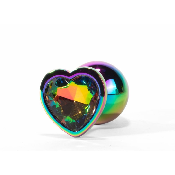 X-MEN Secret Shine Metal Butt Plug Rainbowheart S