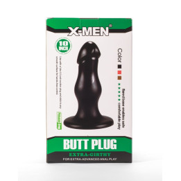 X-Men 8.66" Extra Girthy Butt Plug Black II