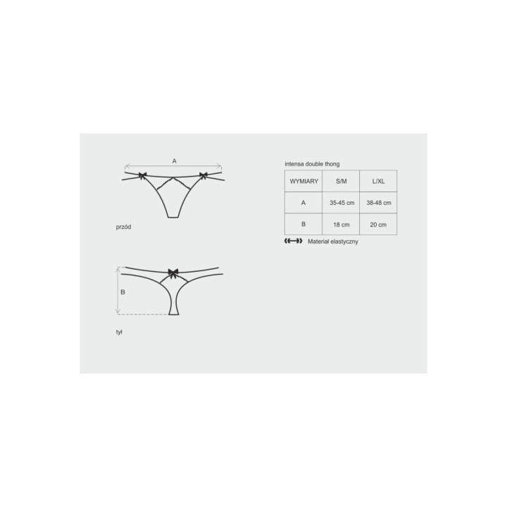 Intensa double thong  S/M