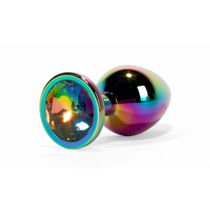 X-MEN Secret Shine Metal Butt Plug Rainbow S