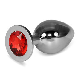 Rosebud Classic Metal Plug L Red_B15O50_3