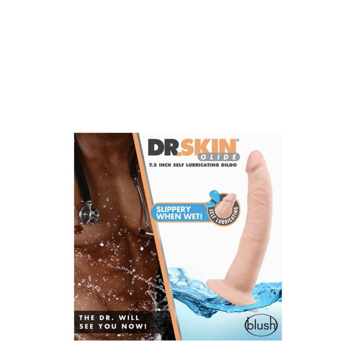 DR. SKIN 7.5INCH SELF LUBRICATING DILDO