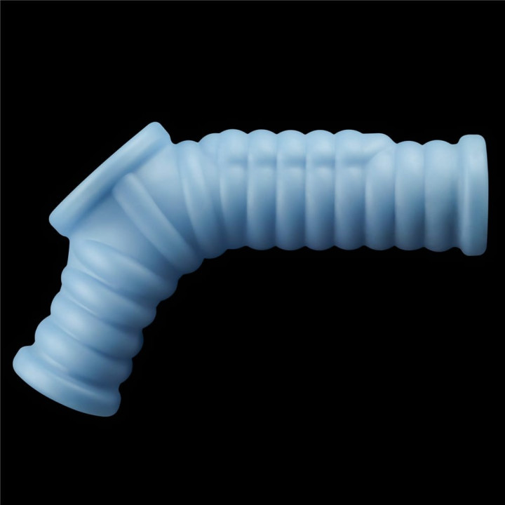 Vibrating Wave Knights Ring with Scrotum Sleeve_B15O50_3