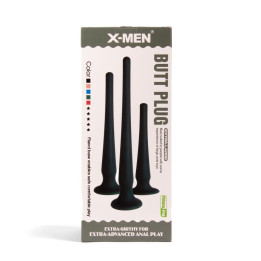 X-MEN Butt Plug Size S Black