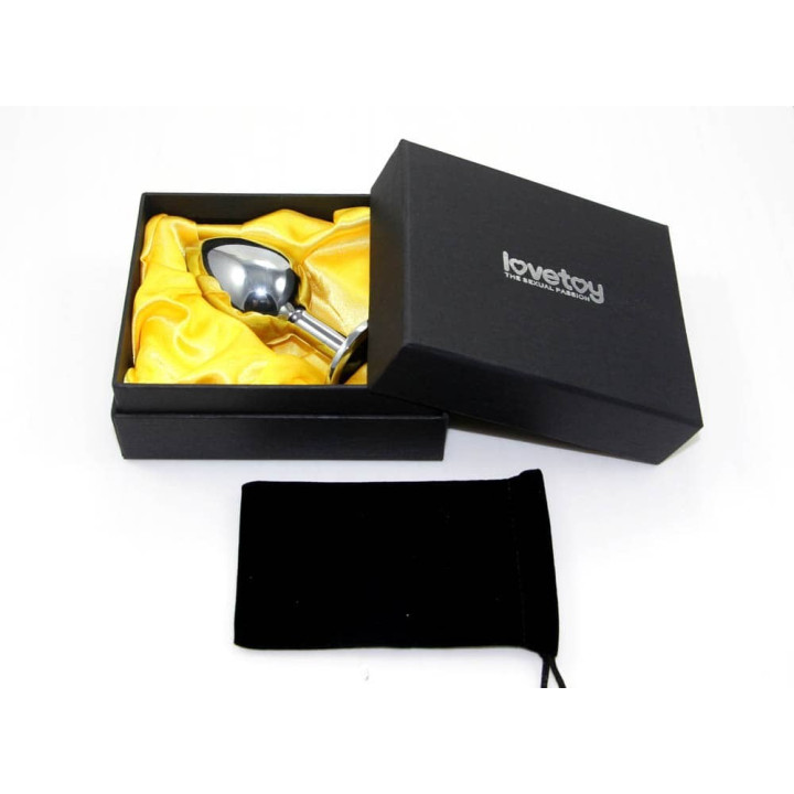 Rosebud Classic Metal Plug S Clear