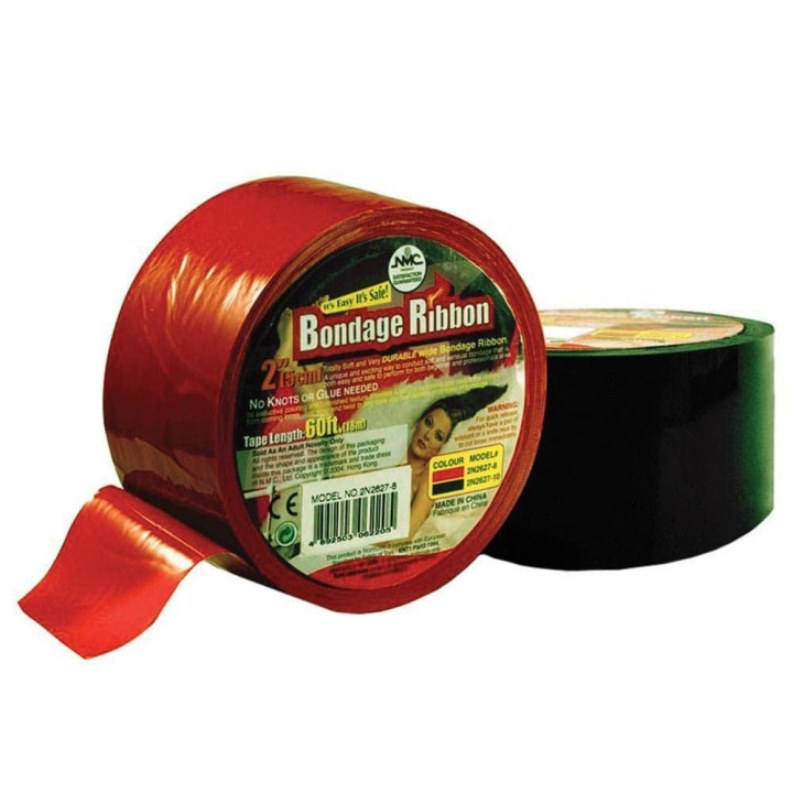 Bondage Ribbon 5cm/18mtr Red