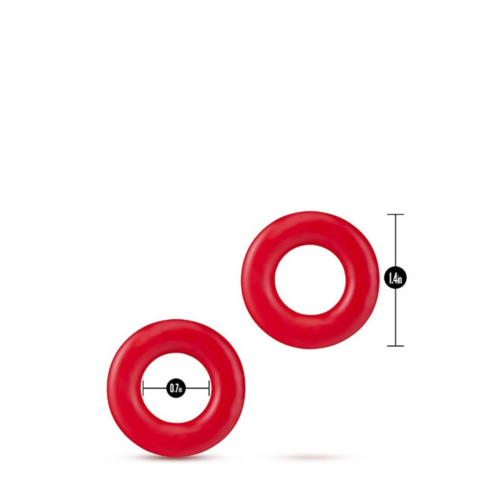 STAY HARD DONUT RINGS RED