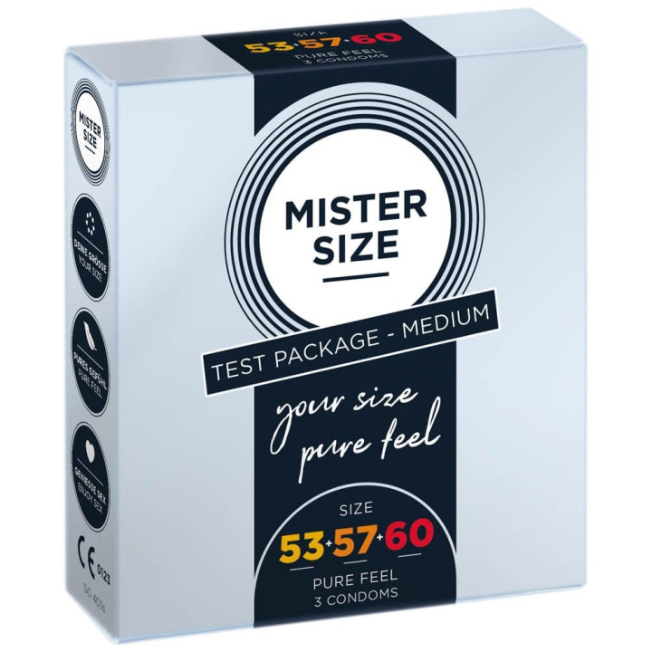 MISTER SIZE - 53-57-60 (3 condoms)