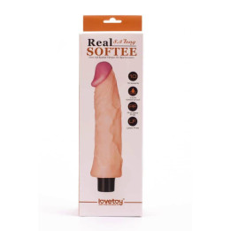 8.3" Real Softee Vibrating Dildo  3