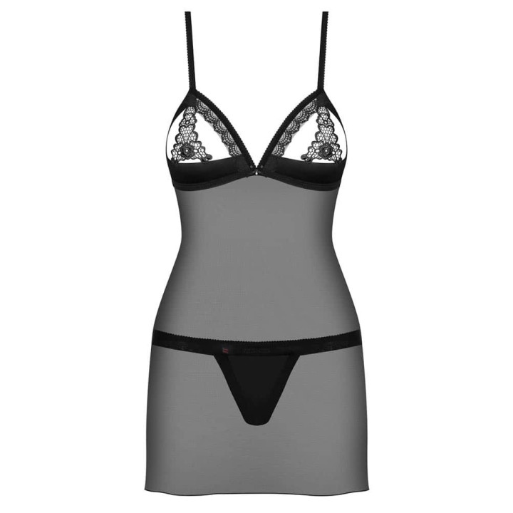 865-CHE-1 chemise & thong  S/M