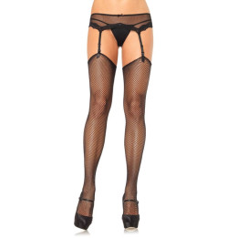 729020 FISHNET STOCKING O/S BLK