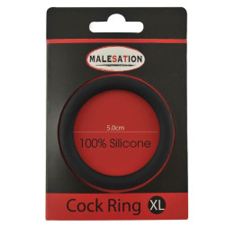 Malesation Silicone Cock Ring Black XL