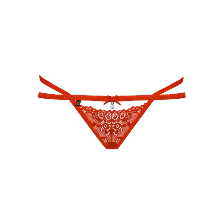838-THO-3 thong red  S/M