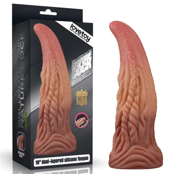 10'' Dual layered Platinum Silicone Tongue_B0O50_3