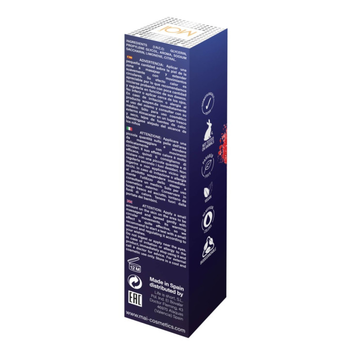 MASSAGE OIL  ATTRACTION CHAMPAGNE STRAWBERRY 50 ML