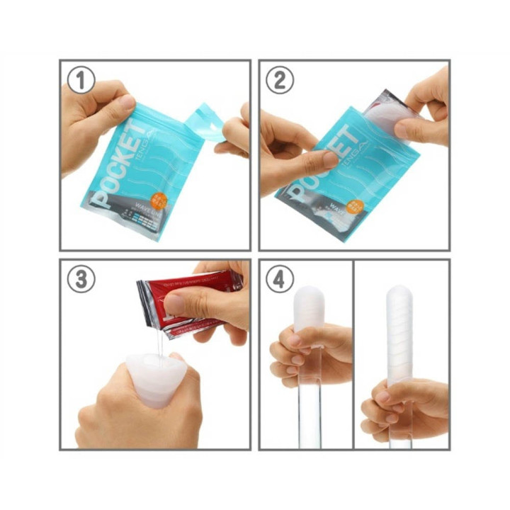 POCKET TENGA WAVE LINE