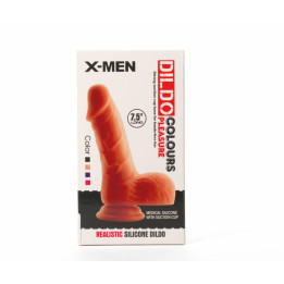 X-MEN 7.5" Dildo Colours Pleasure Black 3