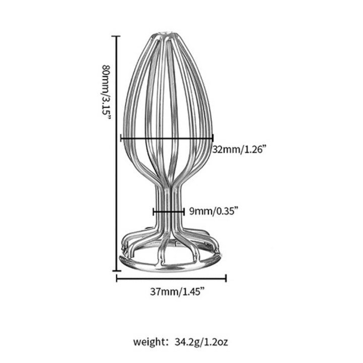 Stainless Anal Plug M