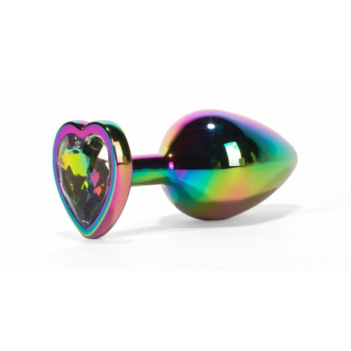 X-MEN Secret Shine Metal Butt Plug Rainbowheart L