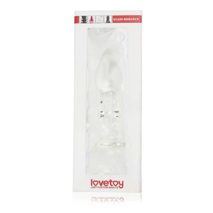 5.5" Glass Romance Clear