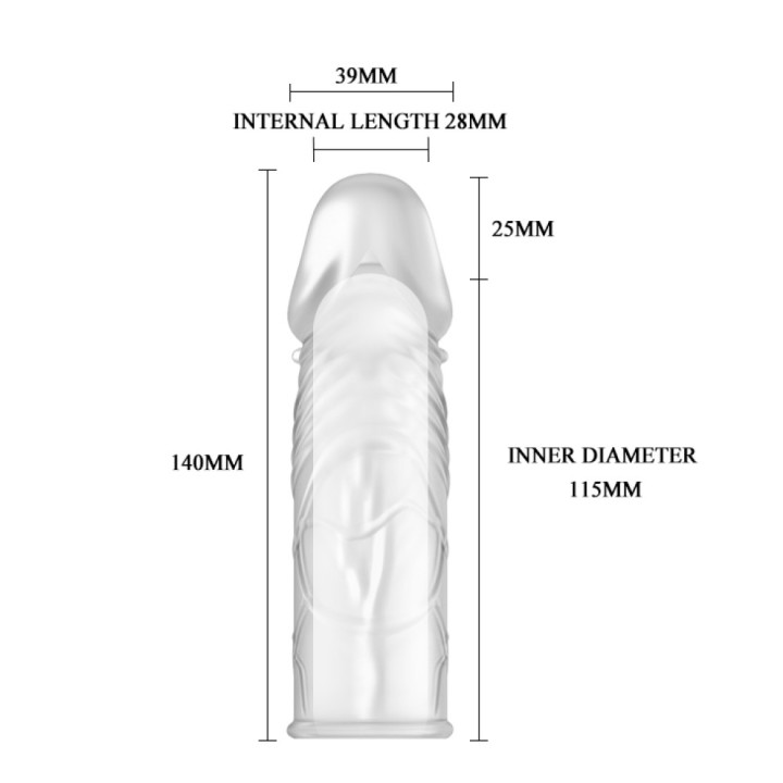 Penis Sleeve Clear 2