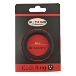 Malesation Silicone Cock Ring Black M
