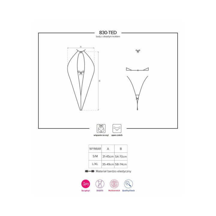 830-TED-1 teddy  S/M