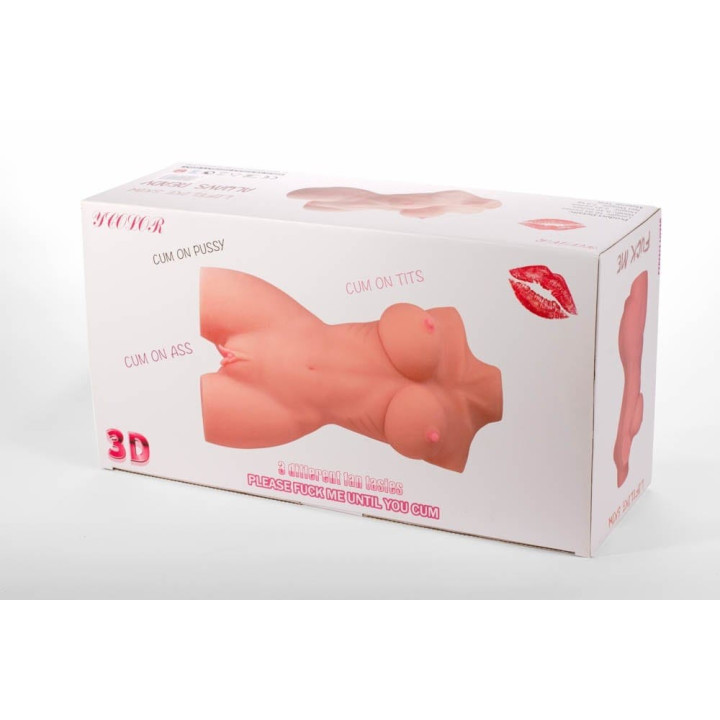 Double Hole 3D Masturbator