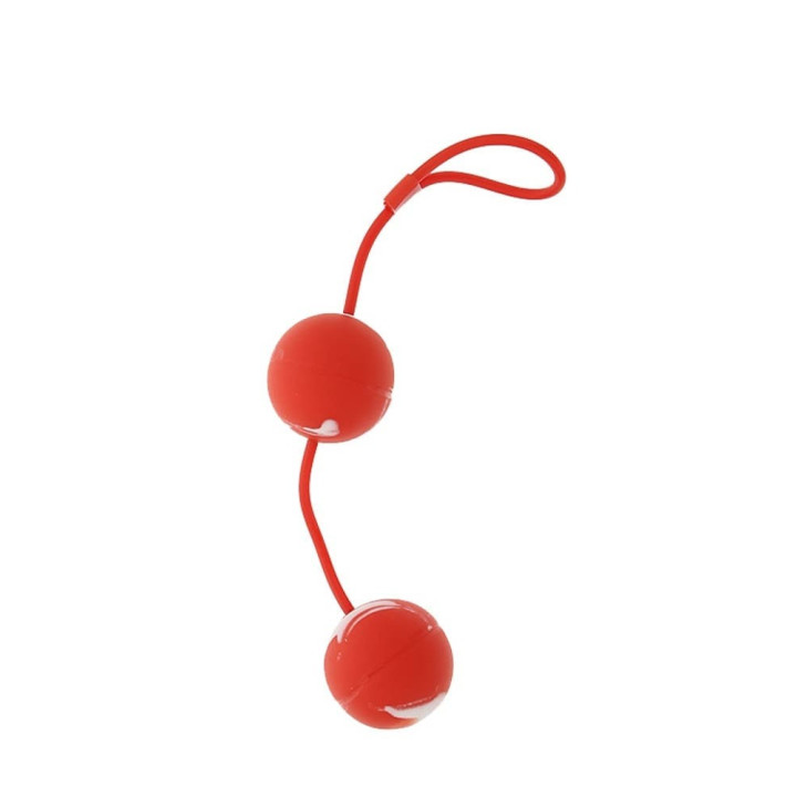 Marbilized Duo Balls Red_B0O25_4