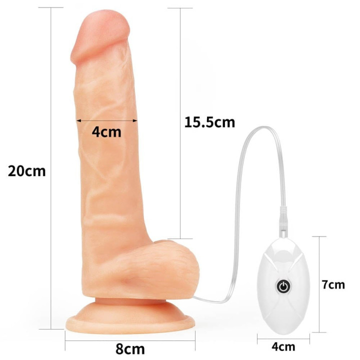Vibrating Easy Strapon Set 7.5"