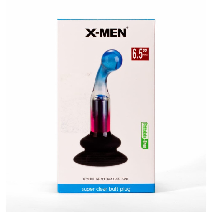 X-MEN 10 Speeds Vibrating Gpot Plug 2_B15O50_1