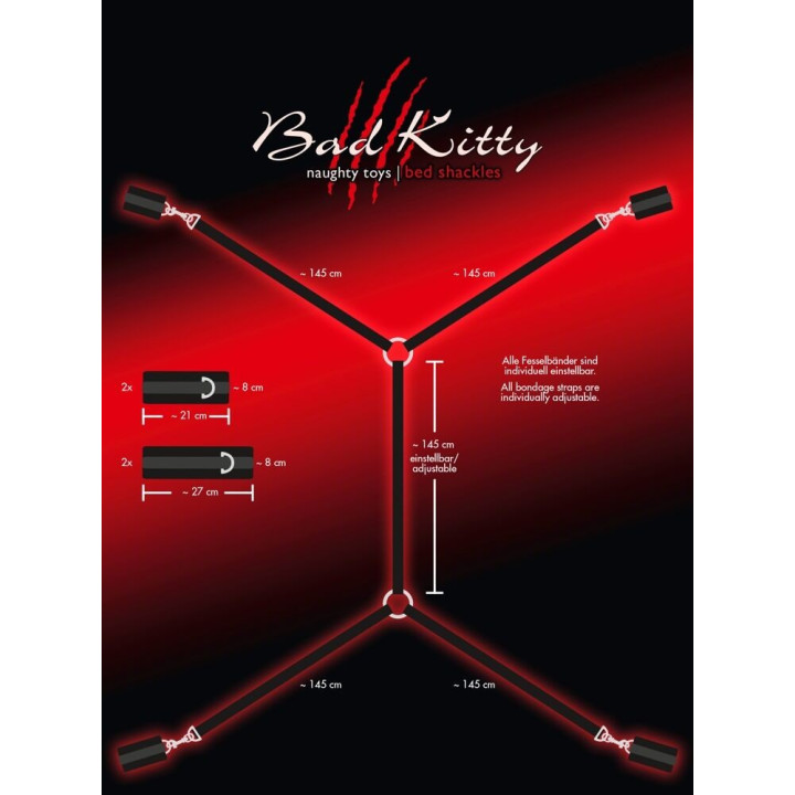 Bad Kitty Bed Shackles
