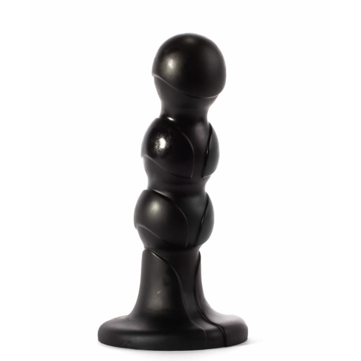 X-Men 10" Extra Girthy Butt Plug Black V