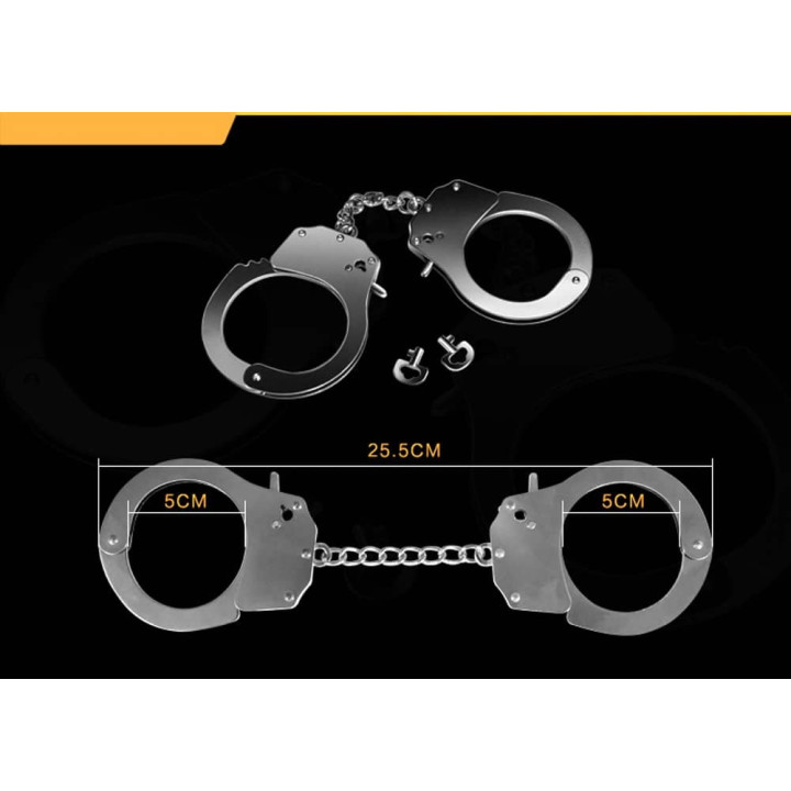 Fetish Pleasure Metal Hand Cuffs