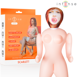 INTENSE DOLLS - POUPÉE GONFLABLE SCARLETT À TROIS ORIFICES