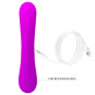 PRETTY LOVE - VIBRATEUR ET SUCCION CLITORISÉ EN SILICONE SINCÈRE VIOLET